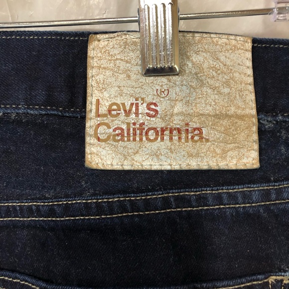 Levi's California Deep Indigo Jeans 36x34 - Picture 3 of 6